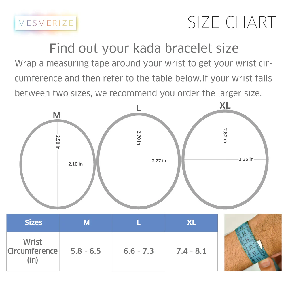 Viking Oval Kada Bracelet - Image 6