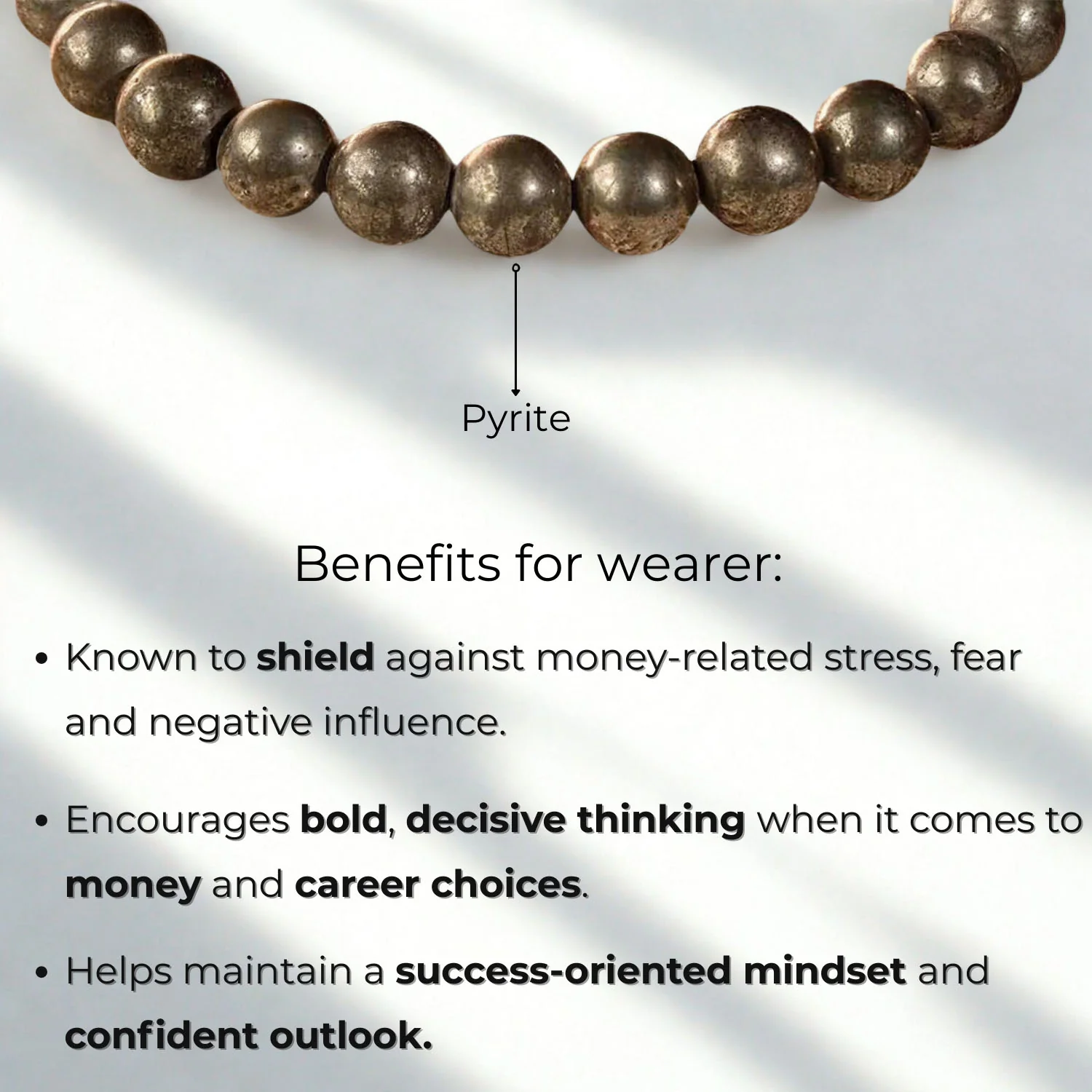 Money Magnet Pyrite Natural Stone Bracelet - Image 11