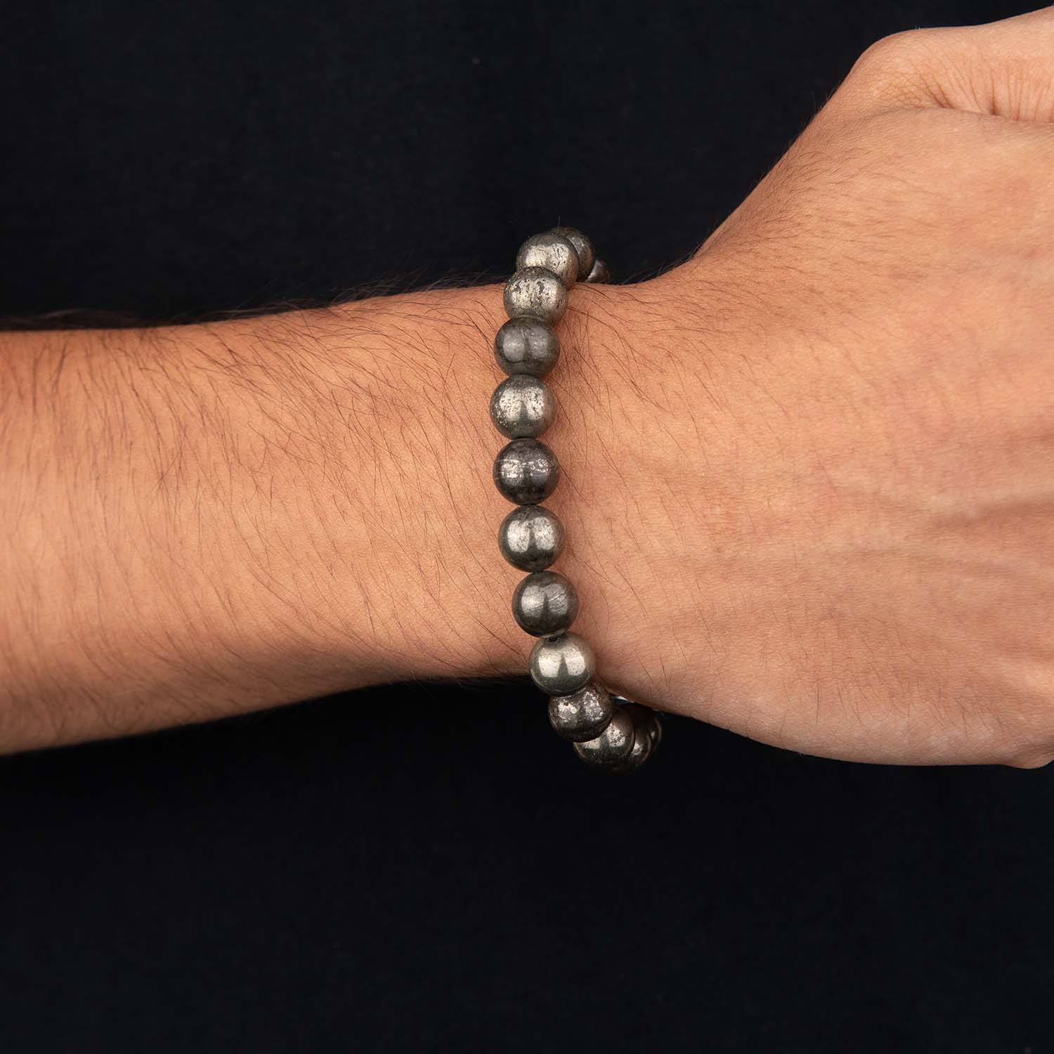 Money Magnet Pyrite Natural Stone Bracelet - Image 3