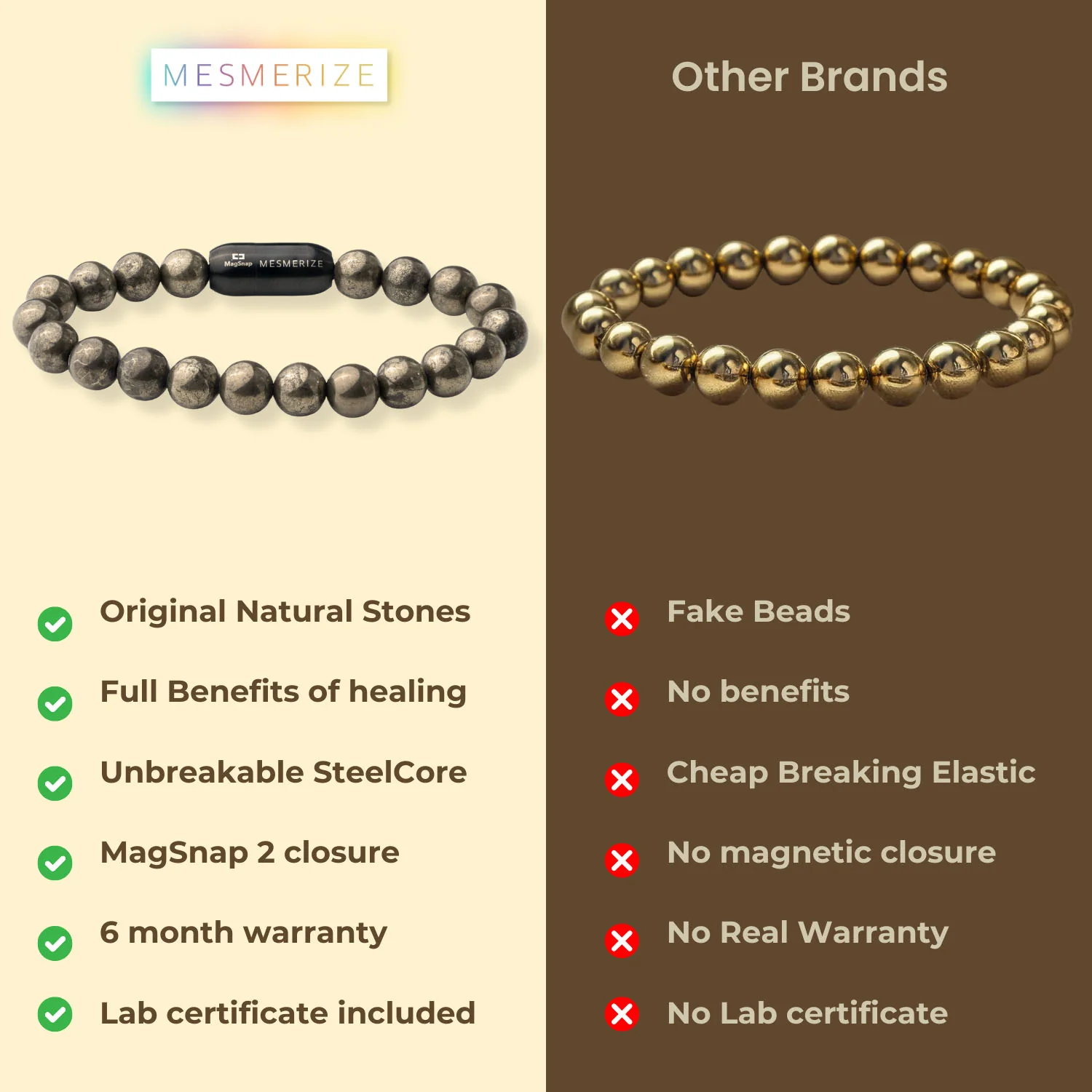 Money Magnet Pyrite Natural Stone Bracelet - Image 6