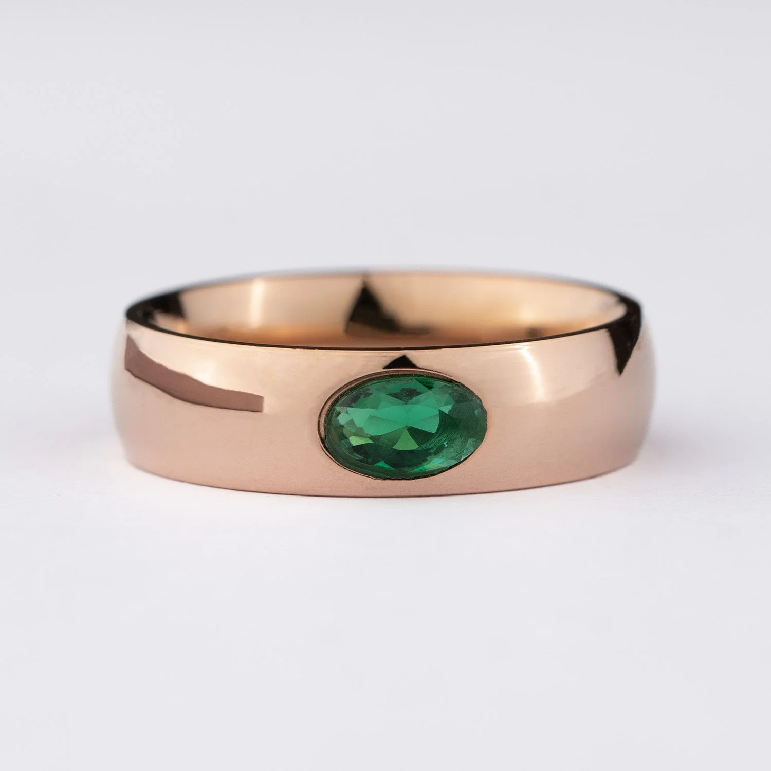 Diamond Green Statement Ring - Image 3